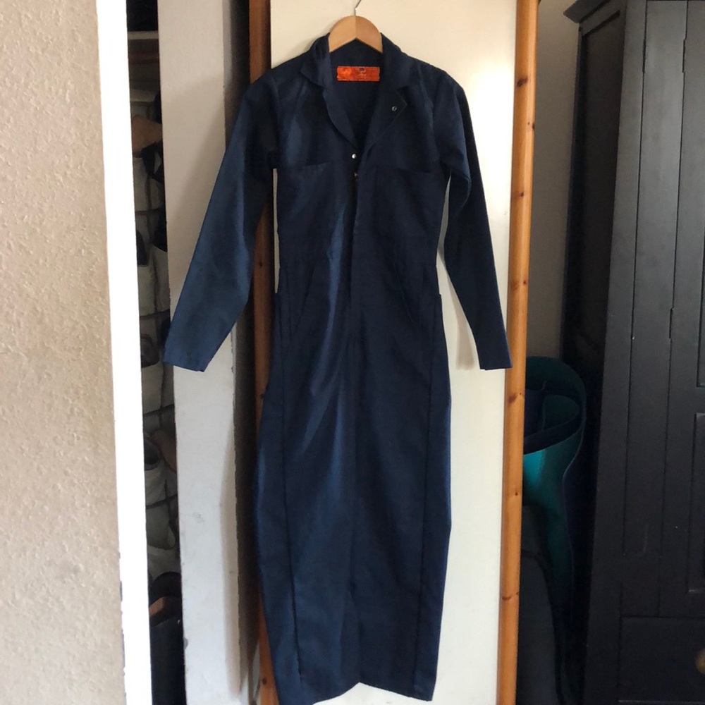 Vintage navy blue coveralls for women/girls